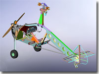 3D-модель автожира МАИ-208