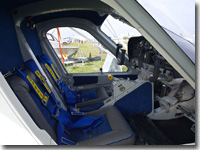 Интерьер кабины самолёта МАИ-223М